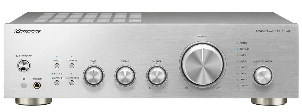 Wzmacniacz Pioneer A-40AE Srebrny