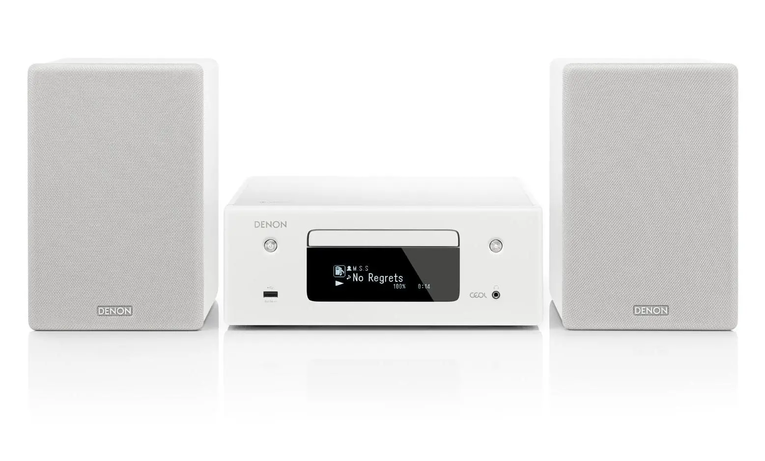 Wieża Denon CEOL N10 (RCD-N10 + SC-N10) 130W Wi-Fi Bluetooth Radio FM Internetowe Biały