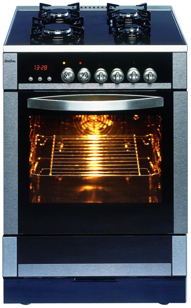 Kuchnia gazowo-elektryczna Amica Elegance 602GcE3.43ZpTa(Srx) Eco