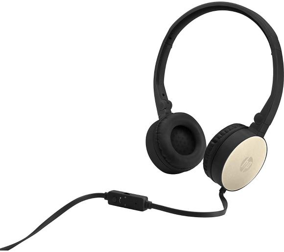 słuchawki z mikrofonem HP H2800 (czarno-złote)