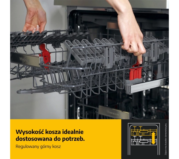 Whirlpool WSFO 3O34 PF X 45cm Automatyczne otwieranie drzwi Szuflada na sztućce - Kup na Raty - RRSO 0%