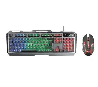 Zestaw Trust GXT 845 Tural Gaming Combo Srebrny