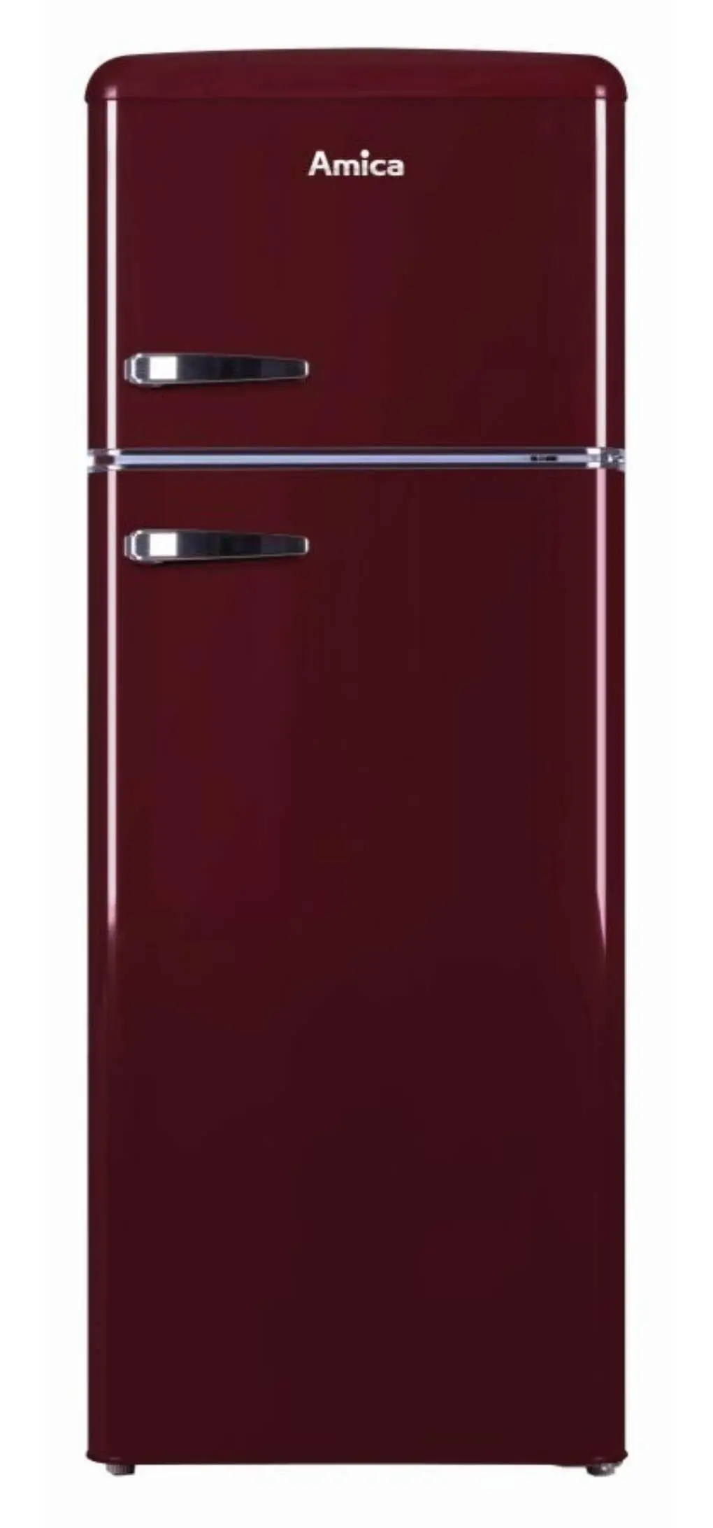 Lodówka Amica KGC15631R 144cm Bordowy