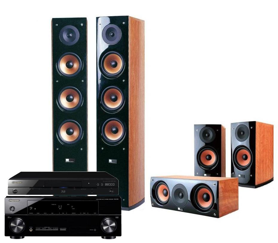 Zestaw kina Pioneer BDP-333, VSX-520K, Supernova 8 (wiśnia)