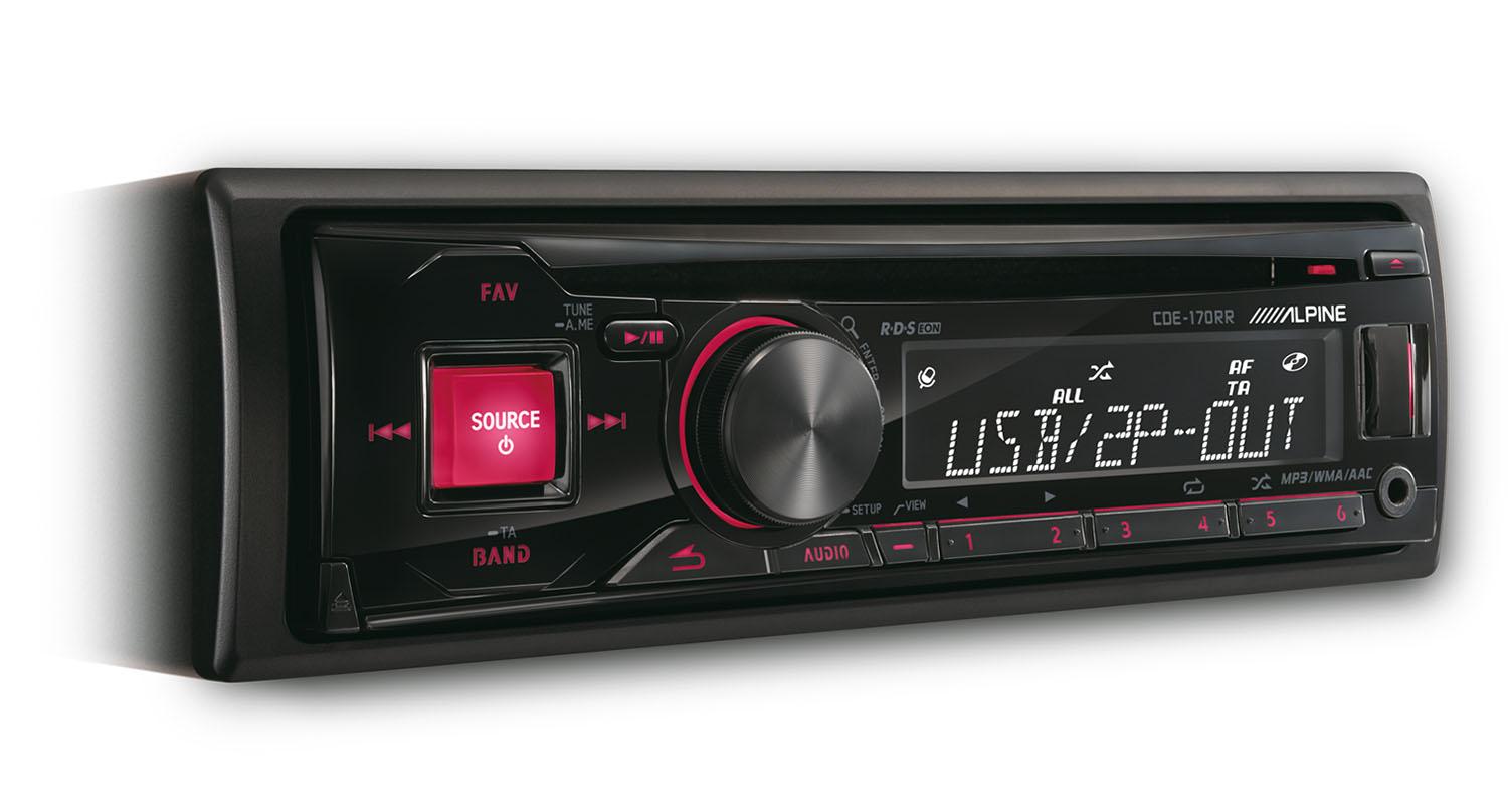 Radioodtwarzacz samochodowy Alpine CDE-170RR