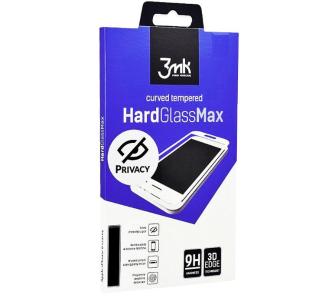 Folia ochronna 3mk HardGlass Max Privacy do iPhone X Czarny