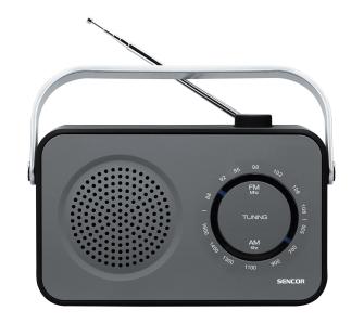 Radioodbiornik Sencor SRD 2100 B Radio FM Srebrny