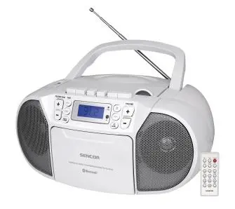 Radiomagnetofon Sencor SPT 3907 W Bluetooth Biały