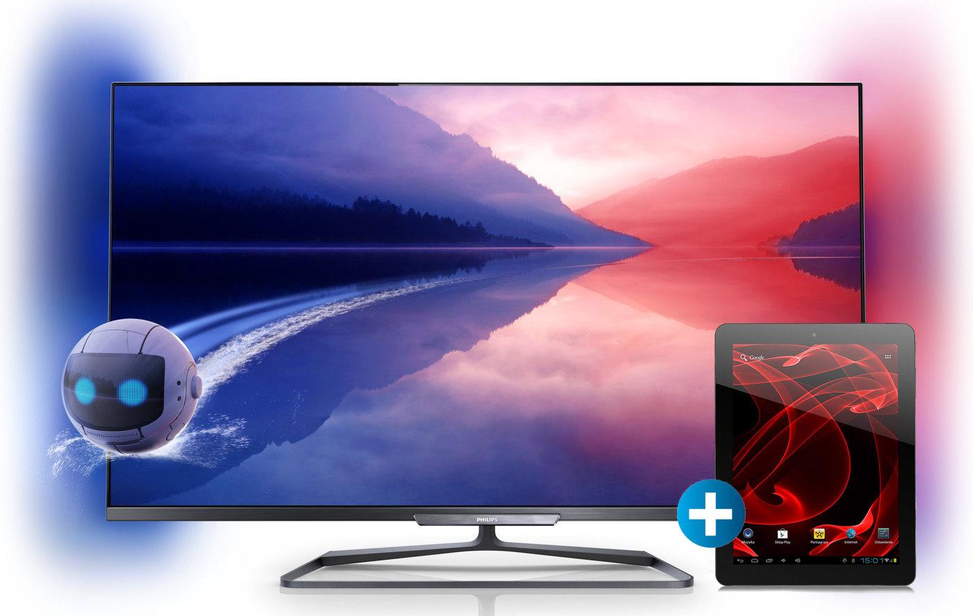 Telewizor Philips 55PFL6008K + tablet Pentagram TAB 8.5