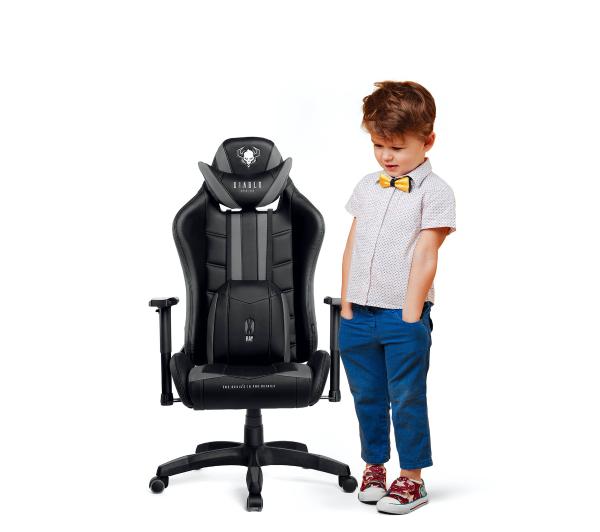 Diablo Chairs X-Ray Kids Size (czarno-szary)-Zdjęcie-0