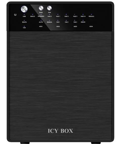 Obudowa ICY BOX IB-RD3640SU3 Czarny