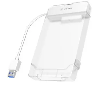 Adapter ICY BOX IB-AC703-U3 Transparentny