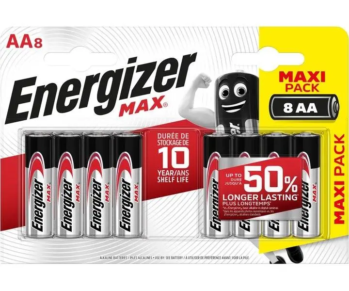 Baterie Energizer AA Max 8szt.