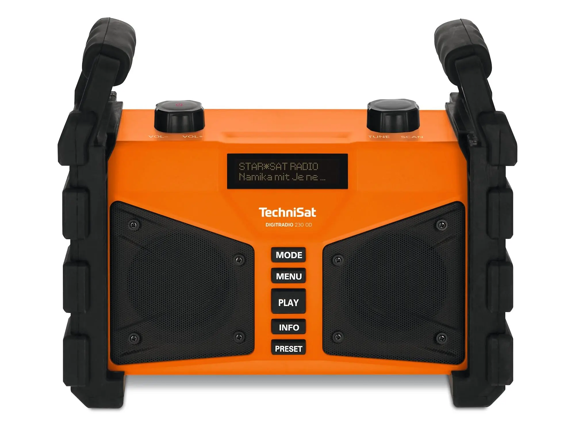 Radioodbiornik TechniSat DigitRadio 230 OD Radio FM DAB+ Bluetooth Pomarańczowy