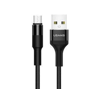 Kabel USAMS pleciony U5 2A micro USB US-SJ224 Czarny