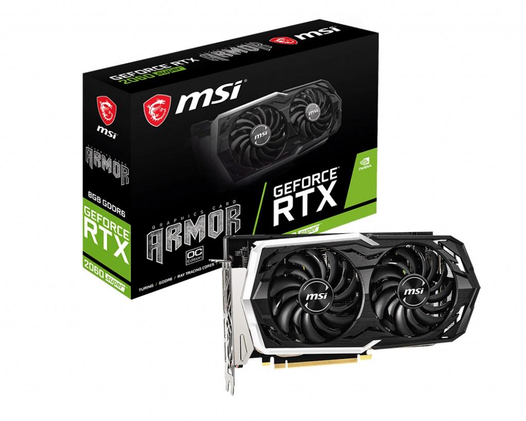 MSI GeForce RTX 2060 SUPER ARMOR OC 8GB GDDR6 256bit - Opinie