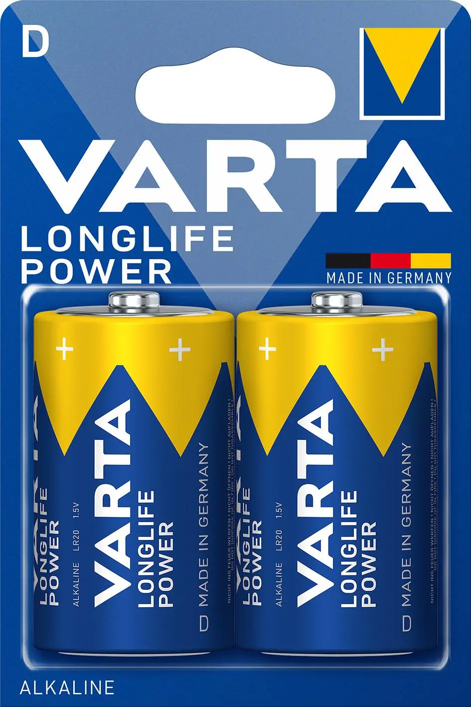 Baterie VARTA LR20 Longlife Power 2szt.
