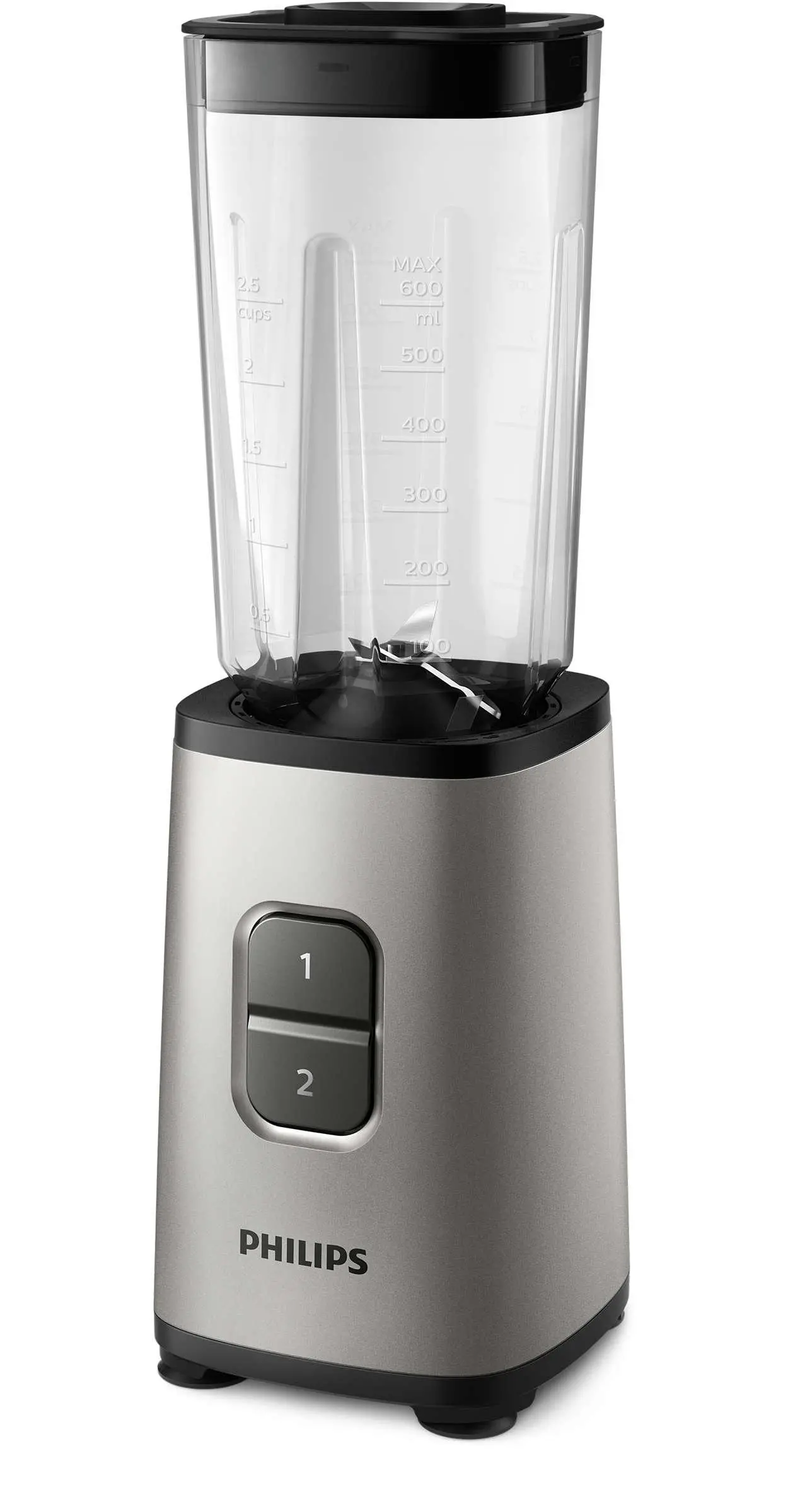 Multiblender Philips Daily Collection Miniblender HR2604/80 1l Rozdrabniacz Butelka