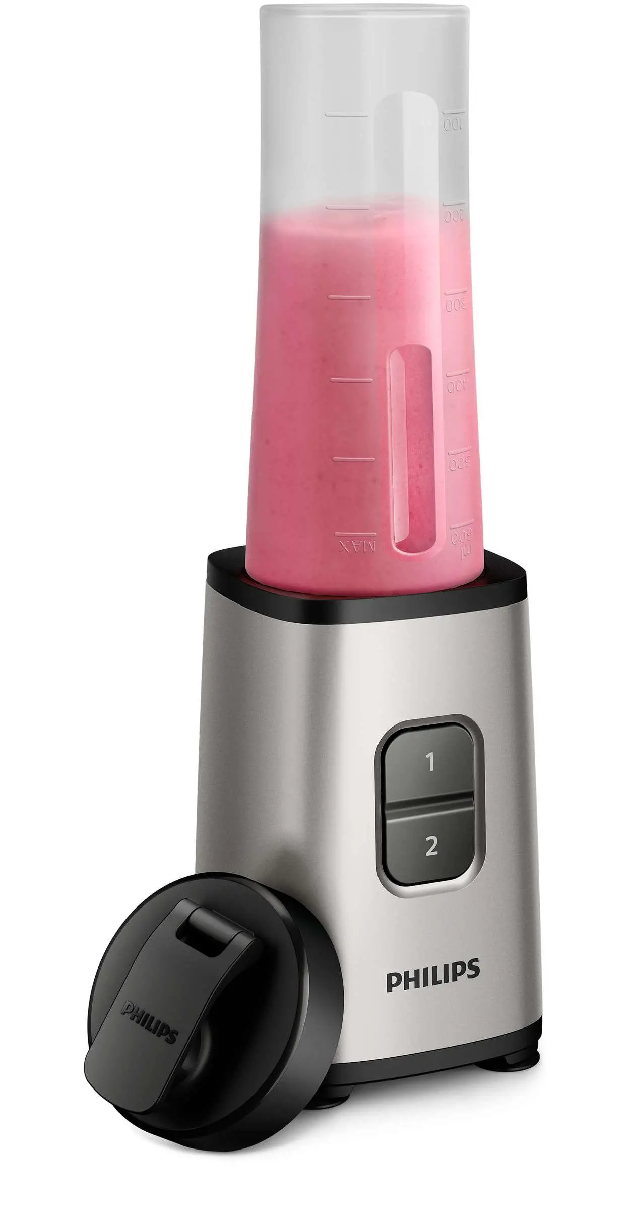 Multiblender Philips Daily Collection Miniblender HR2604/80 1l Rozdrabniacz Butelka