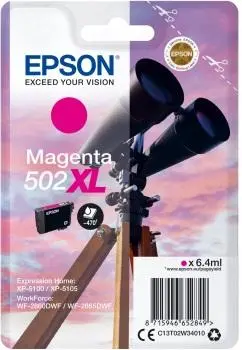 Tusz Epson 502  XL C13T02W34010 Purpurowy 6,4 ml