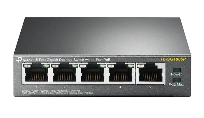 Switch TP-LINK TL-SG1005P Czarny