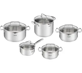 Tefal Duetto+ G719SA Indukcja Stal nierdzewna 10 elementów - Kup na Raty - RRSO 0%