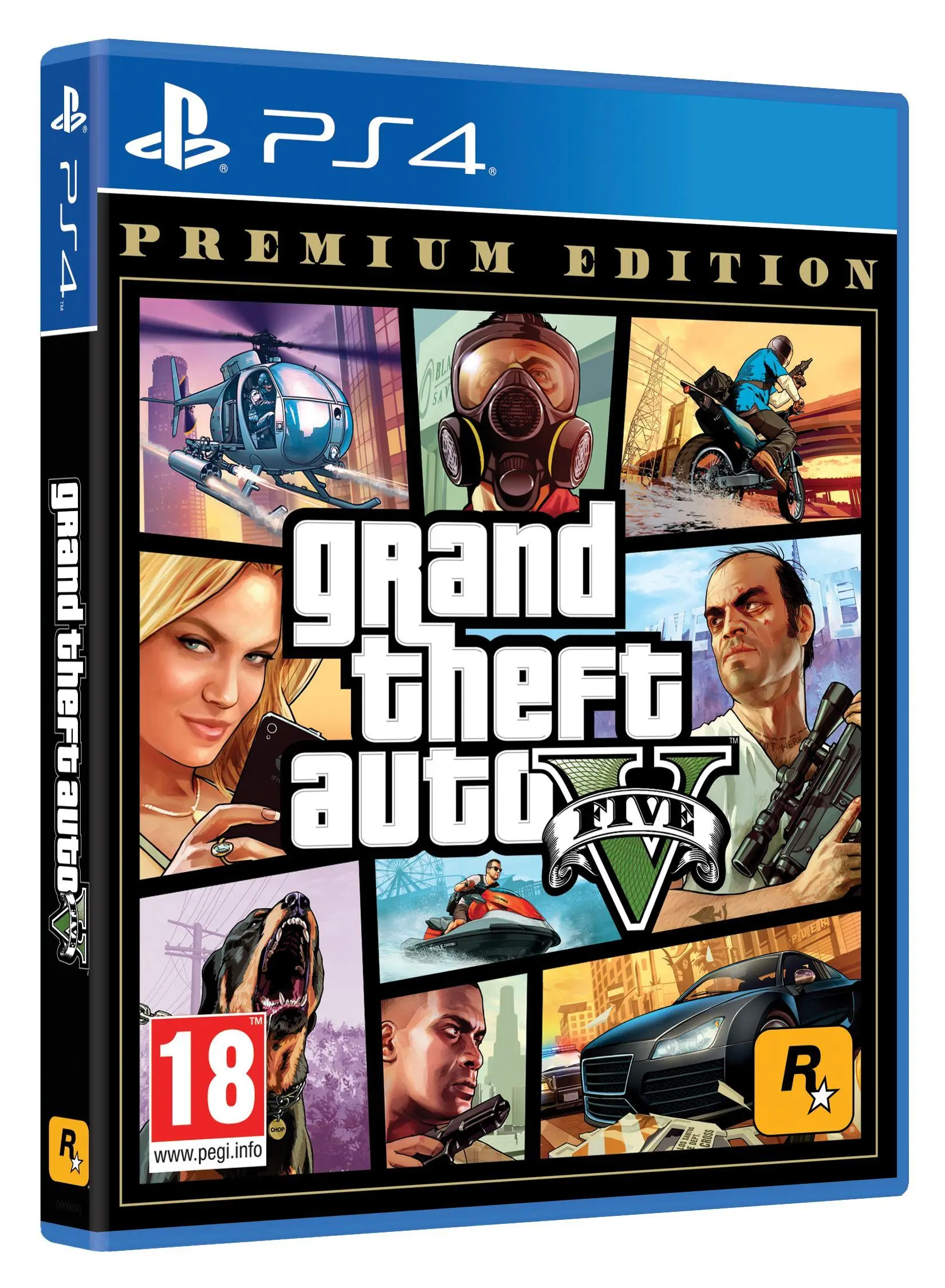Grand Theft Auto V Edycja Premium Gra na PS4 (Kompatybilna z PS5)