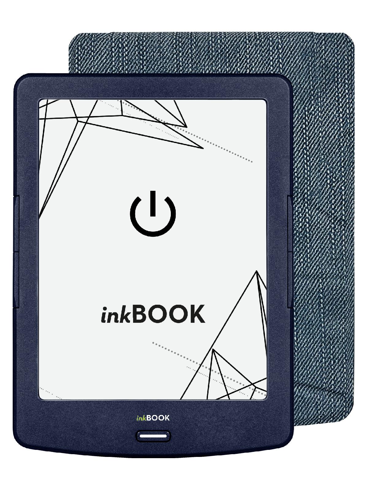 Czytnik E-booków inkBOOK Lumos 6" WiFi + etui Yoga (blue jeans)
