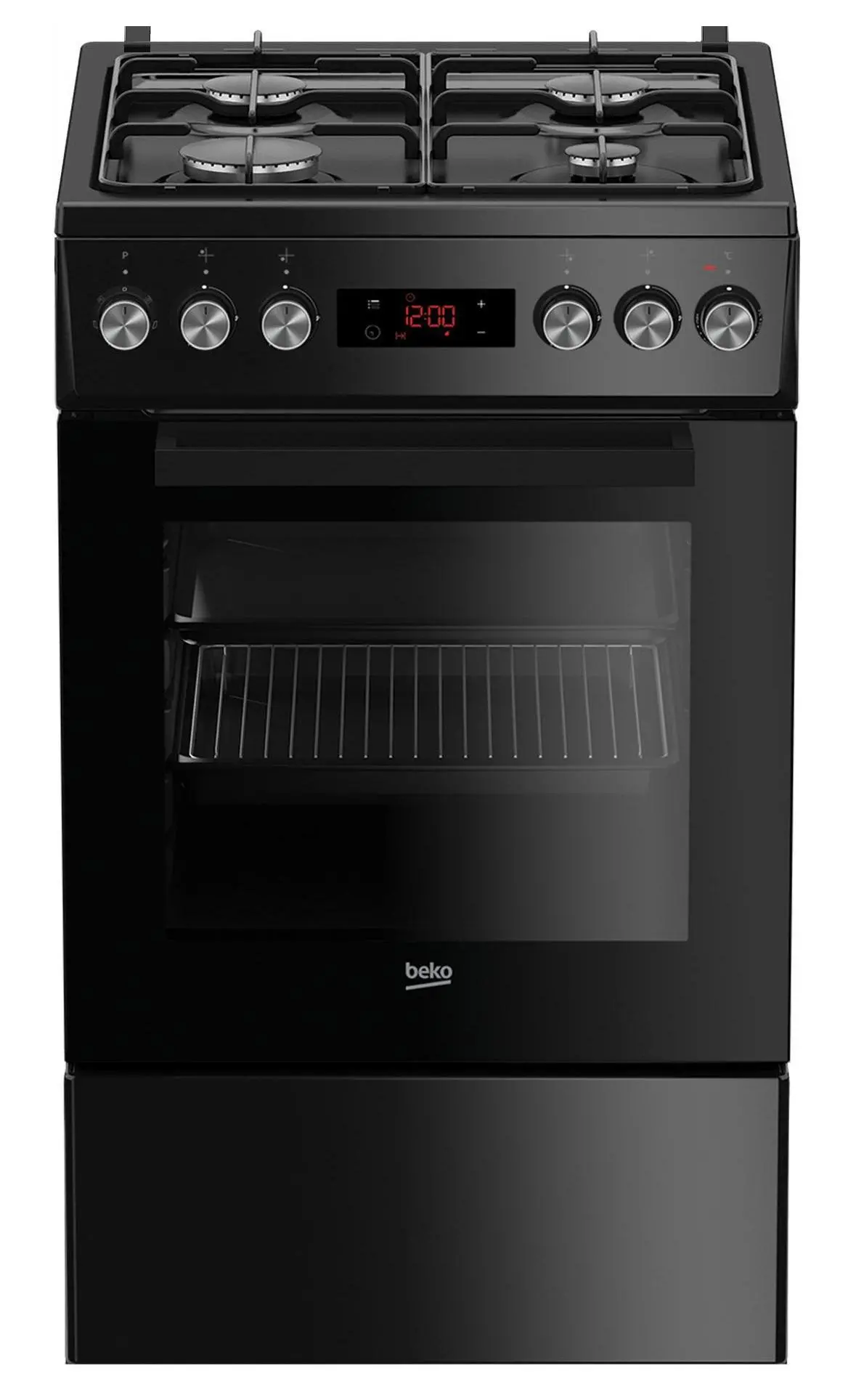 Kuchnia gazowo-elektryczna Beko FSE52321DBD Termoobieg