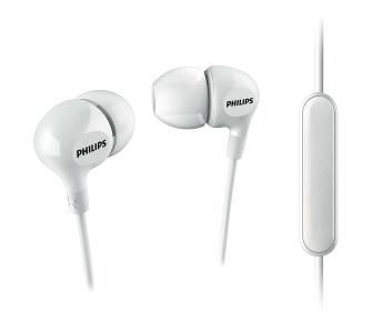 Słuchawki przewodowe Philips SHE3555WT/00 Dokanałowe Mikrofon Biały