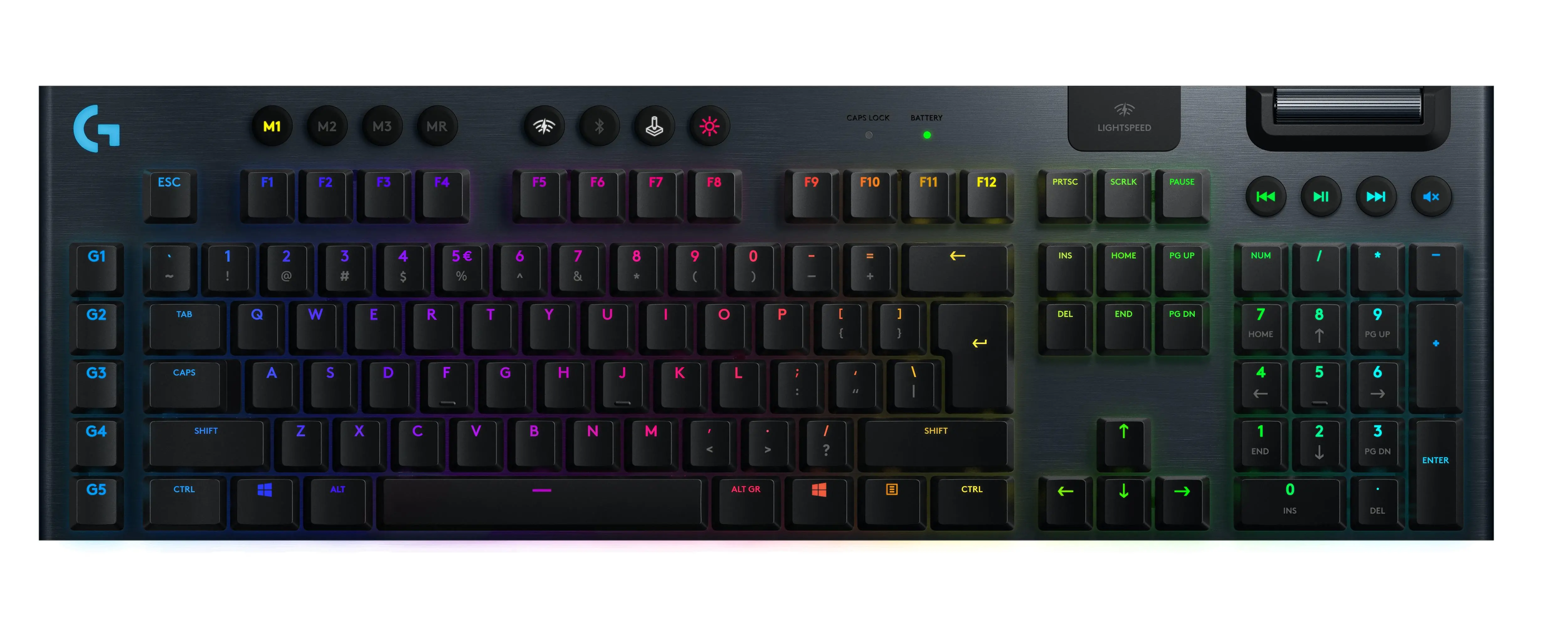 Klawiatura mechaniczna Logitech G915 GL Linear Czarny