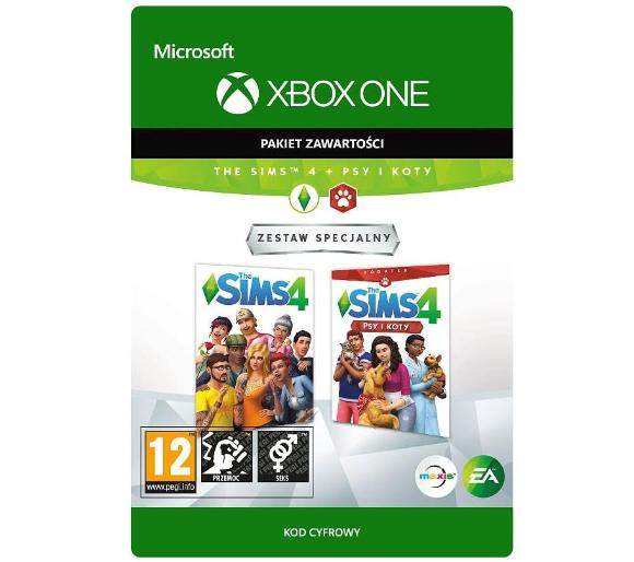gra The Sims 4 Zestaw Specjalny (Sims 4 + Psy i Koty) [kod aktywacyjny] Gra na Xbox One (Kompatybilna z Xbox Series X/S)