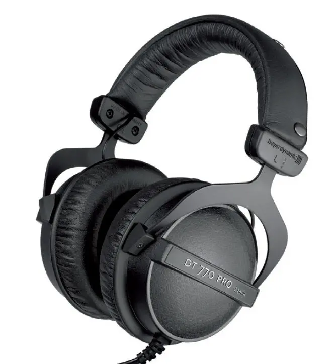 Słuchawki przewodowe Beyerdynamic DT 770 PRO 32 Ohm Nauszne Czarny