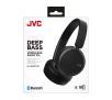 Słuchawki bezprzewodowe JVC HA-S35BT-B Nauszne Bluetooth 4.1 Czarny