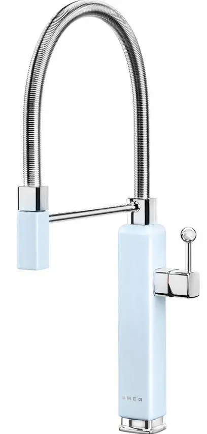 Bateria Smeg MDF50PB Błękitny Mosiądz