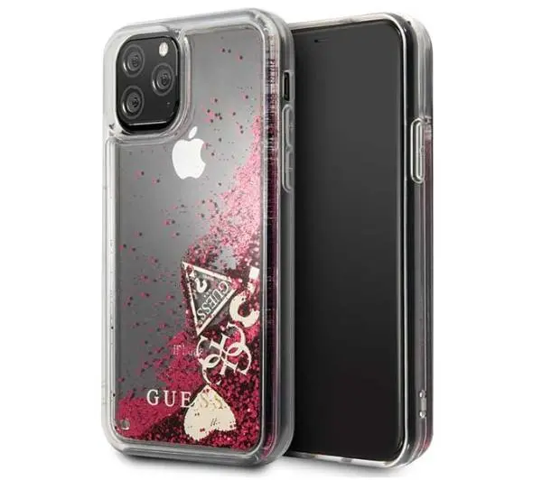 Zdjęcia - Etui GUESS GUHCN58GLHFLRA do iPhone 11 Pro Raspberry 