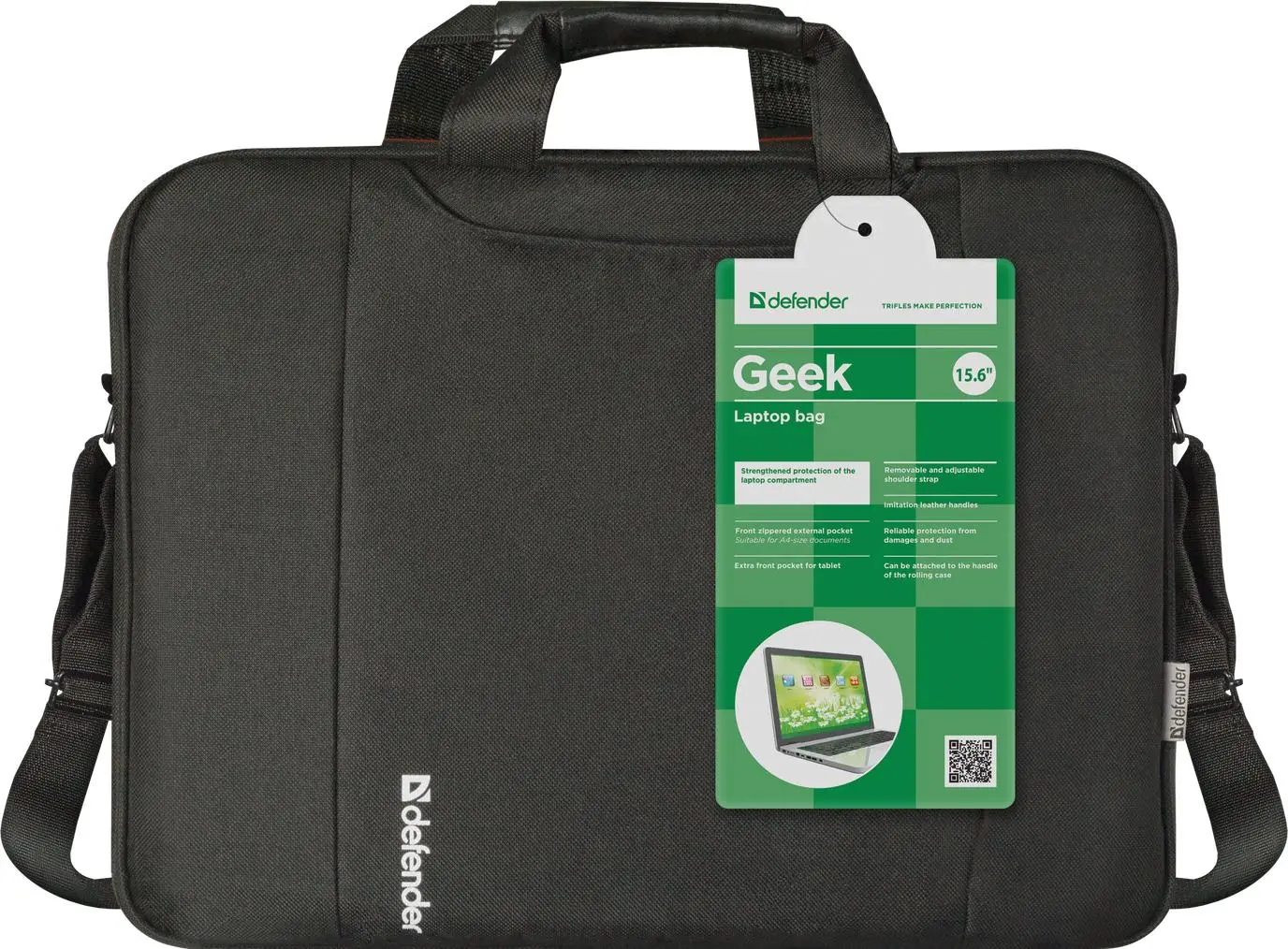 Torba na laptopa Defender Geek 15,6'' Czarny