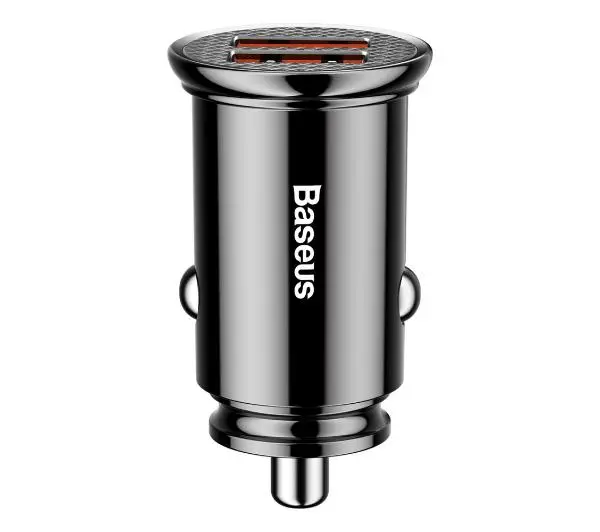 Baseus Dual QC3,0 30W Czarny