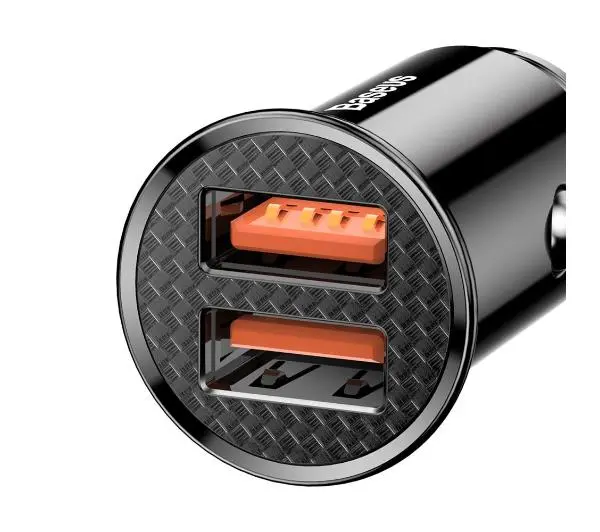 Baseus Dual QC3,0 30W Czarny