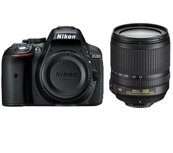 Lustrzanka Nikon D5300 + 18-105 VR