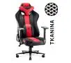 Fotel Diablo Chairs X-Player 2.0 Normal Size Gamingowy do 150kg Skóra ECO Tkanina Karmazynowo-antracytowy