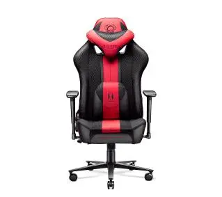 Diablo Chairs X-Player 2.0 Normal Size Gamingowy do 150kg Skóra ECO Tkanina Karmazynowo-antracytowy - Kup na Raty - RRSO 0%