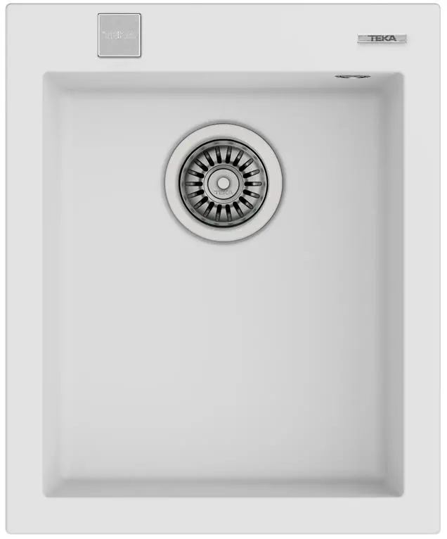 Zlewozmywak Teka FORSQUARE 34.40 TG Granitowy Biały arktyczny