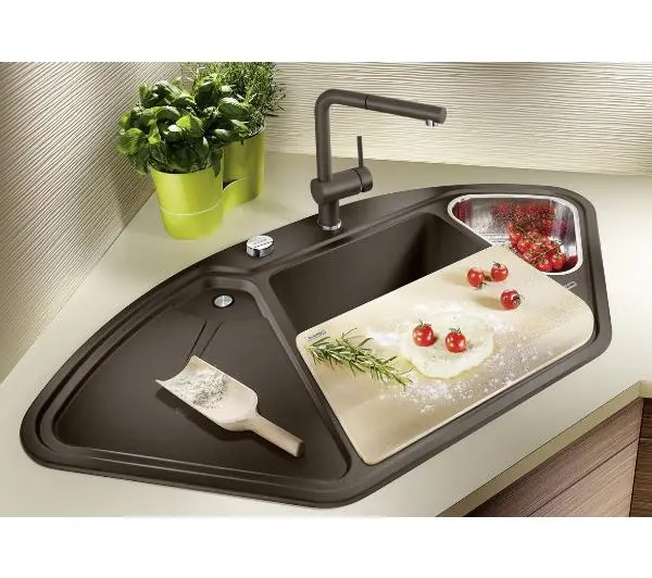 Blanco Linus-S 516697 Kawowy Wygląd silgranitu - Kup na Raty - RRSO 0%