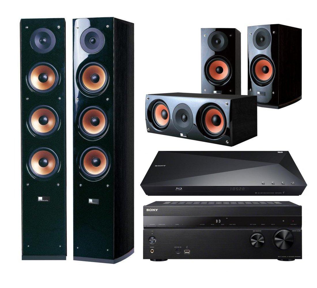 Zestaw kina Sony BDP-S4100, STR-DH740, Supernova 8 (czarny)