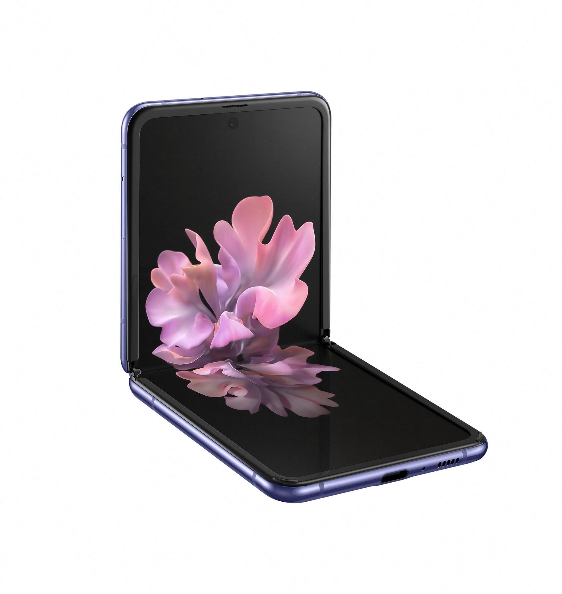 Smartfon Samsung Galaxy Z Flip - 6,7" - 12 Mpix - purpurowy