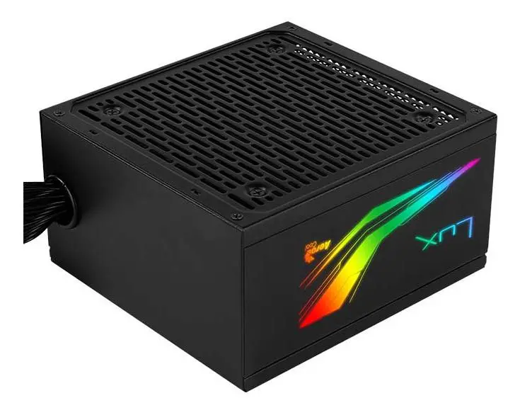 Zasilacz Aerocool LUX RGB 550W 80+ Bronze Czarny