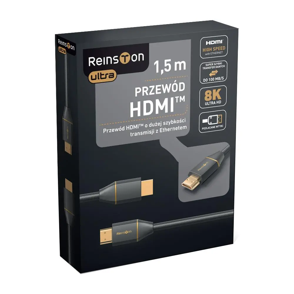 Kabel HDMI Reinston EK028 1,5m Czarny