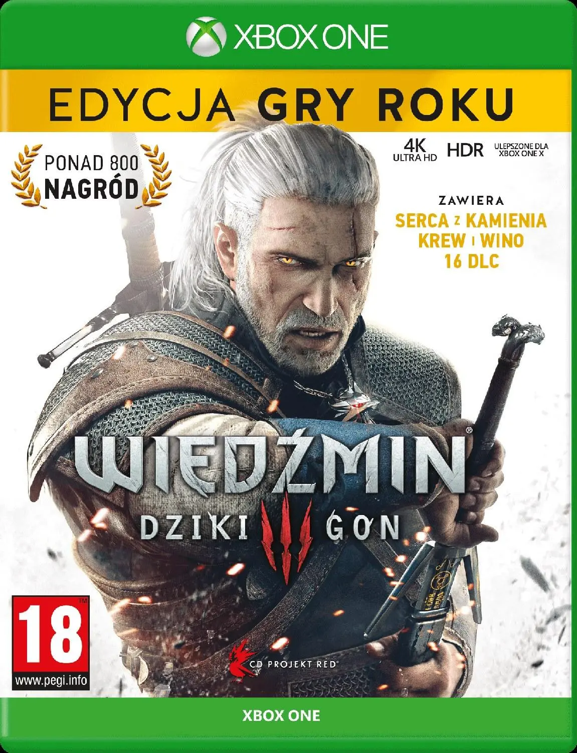 Wiedźmin 3: Dziki Gon Edycja Gry Roku Gra na Xbox One (Kompatybilna z Xbox Series X)