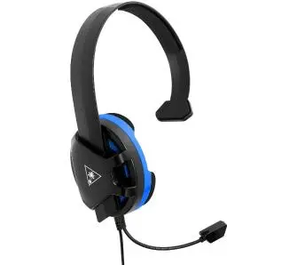 Słuchawki przewodowe z mikrofonem Turtle Beach Recon Chat PS4 Nauszne Czarno-niebieski